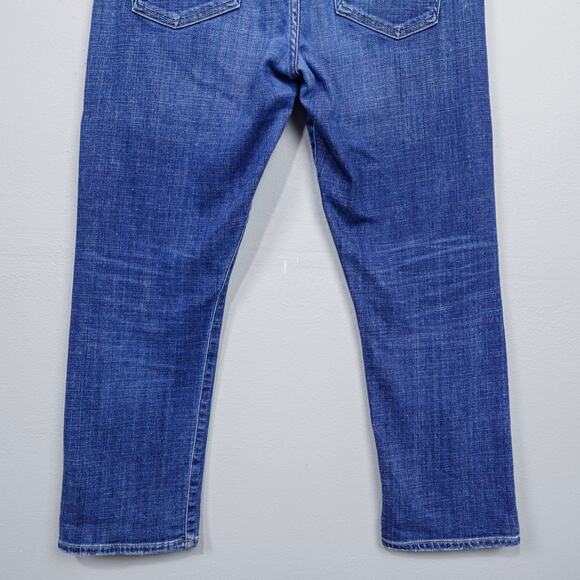 Citizens of Humanity Emerson Slim Boyfriend Jeans Sz 32 Crusade Wash Blue Denim - Picture 12 of 16
